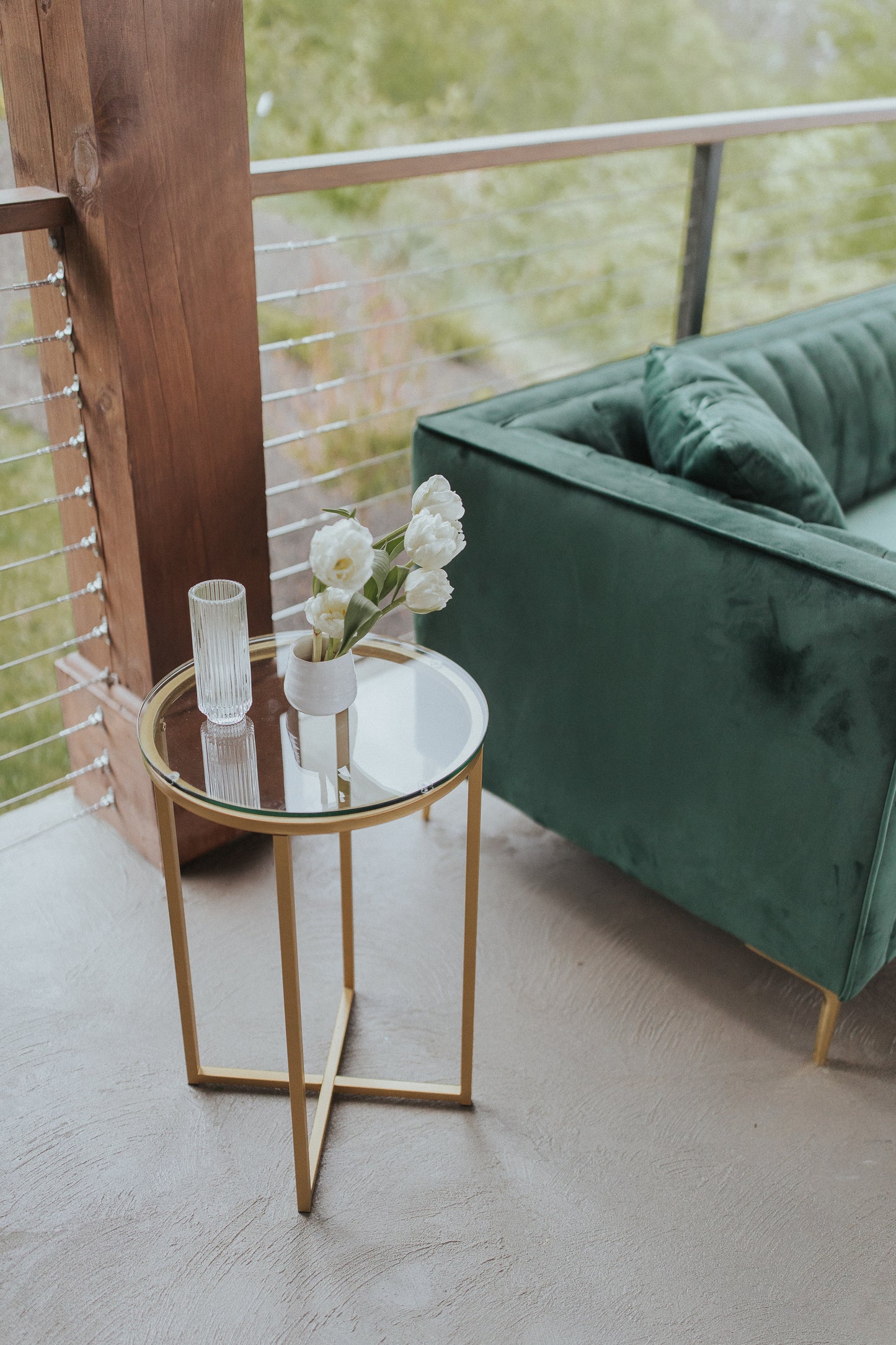 Gold Side Table