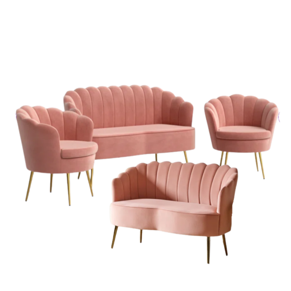 Pink Velvet Lounge Sets