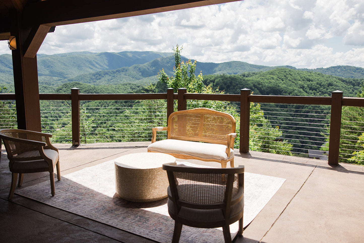 Modern Farmhouse Loveseat