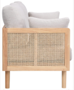 Modern Rattan Loveseat