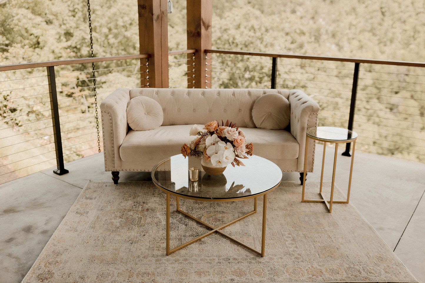 Gold Coffee Table