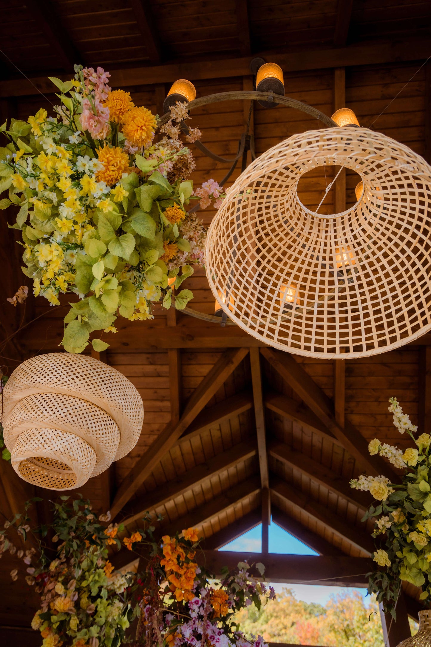 Hanging Décor Wire Installation – Covered Patio